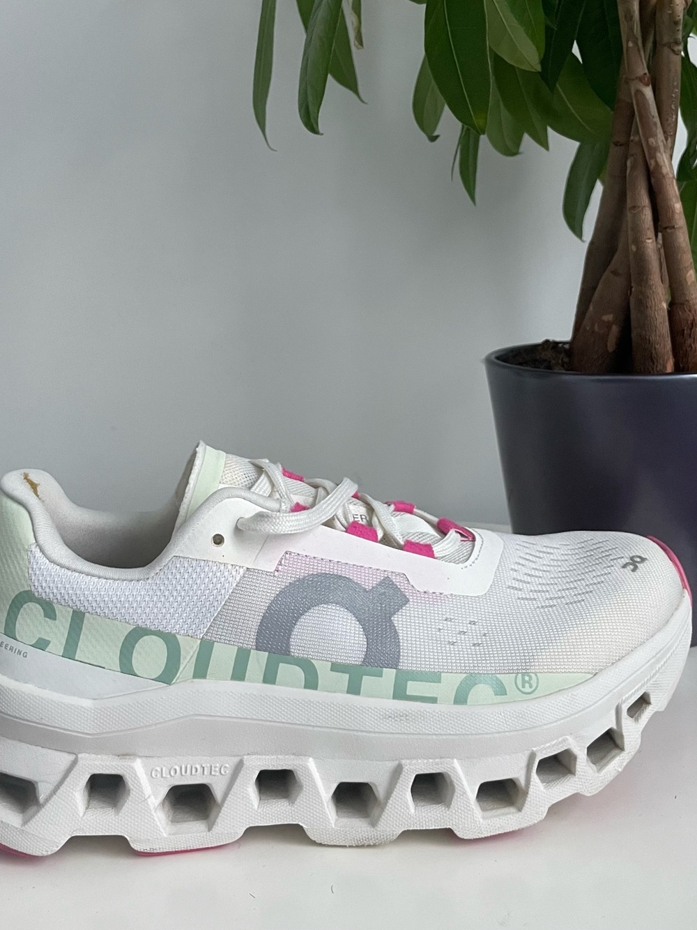 Women Size 7.5 On Running Cloudmonster White Lima Shoes
